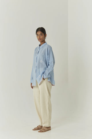 Handwoven Jamdani Shirt - Skye