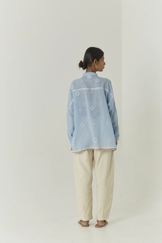 Handwoven Jamdani Shirt - Skye