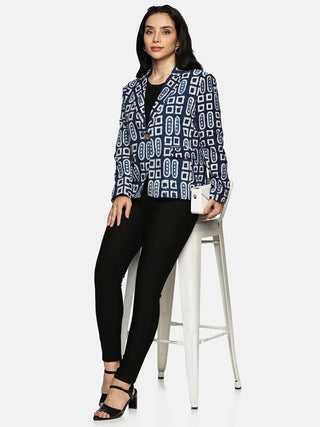 Indigo Blazer - Blue