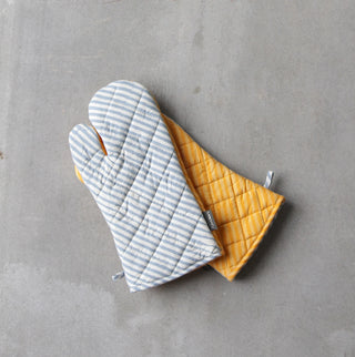 Blue & Rust Basik Pop Mitten