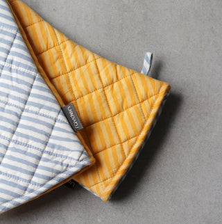 Blue & Rust Basik Pop Mitten