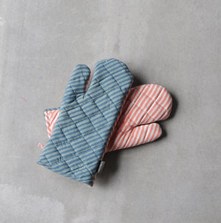 Teal & Coral Basik Pop Mitten