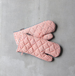 Teal & Coral Basik Pop Mitten