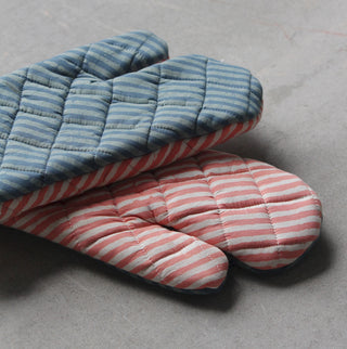 Teal & Coral Basik Pop Mitten
