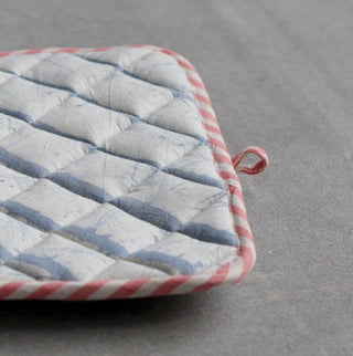Blue Basik Pop Pot Holder - Set of 2