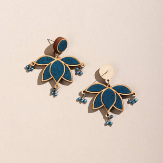 Teal Lotus Choker Set