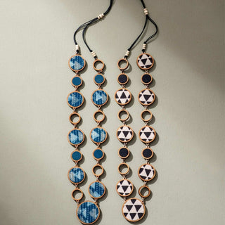 Reversible Blue–Black Dual Set