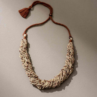 Crocheted Jute Bead Set