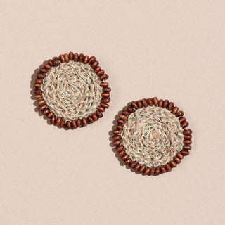 Crocheted Jute Bead Set