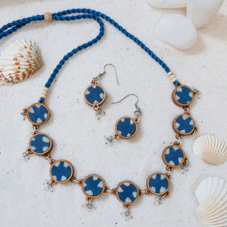 Indigo Choker Set