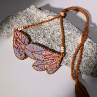 Purple Bloom Leaf Set