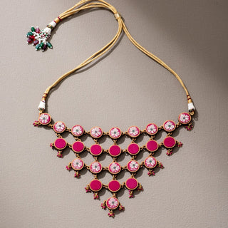 Banarasi Pink Festive Set
