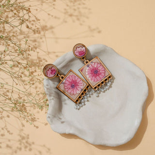 Floral Square Reversible Set