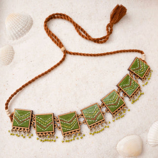 Green Kantha Heirloom Set