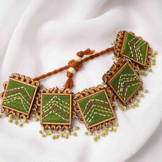 Green Kantha Heirloom Set