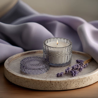 Crystal Cut Jar Candle