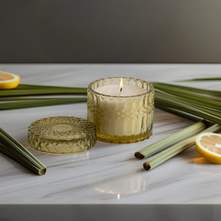 Crystal Cut Jar Candle