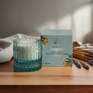 Crystal Cut Jar Candle