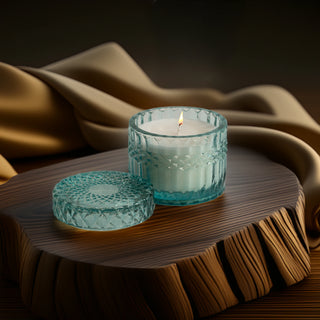 Crystal Cut Jar Candle