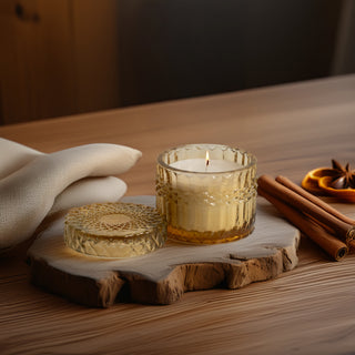 Crystal Cut Jar Candle