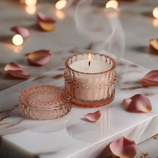 Crystal Cut Jar Candle