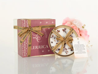 Rose Petal Infusion Bowl Candle · Patchouli & Amber