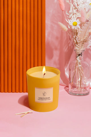 Zenith Matte Vessel Jar Candle with Metal Lid