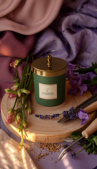 Zenith Matte Vessel Jar Candle with Metal Lid