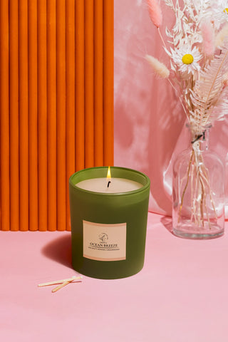 Zenith Matte Vessel Jar Candle with Metal Lid