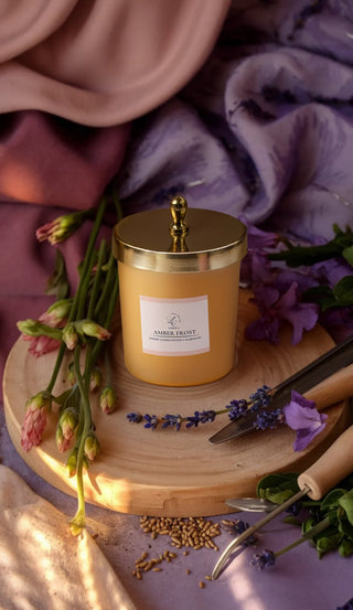 Zenith Matte Vessel Jar Candle with Metal Lid