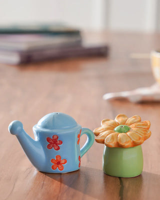 Mahi - Salt and Pepper Shakers (Flower and Watering Can)