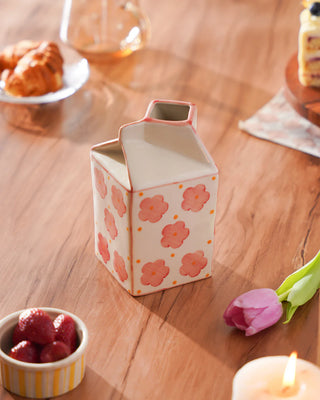 Aboli - Milk Carton Shaped Vase/Jug