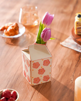 Aboli - Milk Carton Shaped Vase/Jug