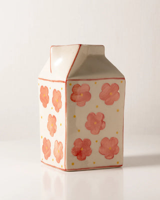 Aboli - Milk Carton Shaped Vase/Jug