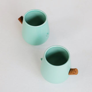 Turquoise Urban Tweeter Glasses - Set of 2
