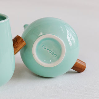 Turquoise Urban Tweeter Glasses - Set of 2