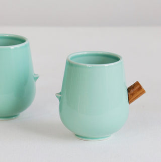 Turquoise Urban Tweeter Glasses - Set of 2