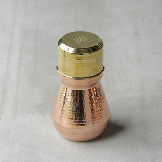 Watr Mini Carafe with Brass Glass