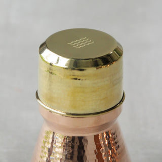 Watr Mini Carafe with Brass Glass