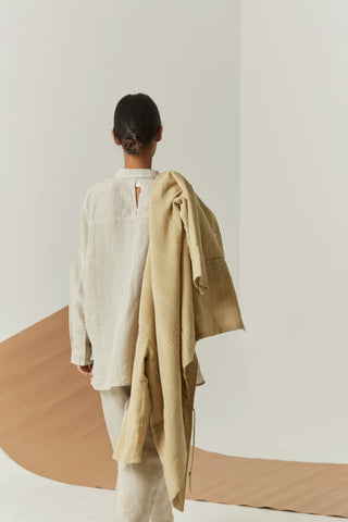 Handwoven Linen Shirt - Zai Shirt