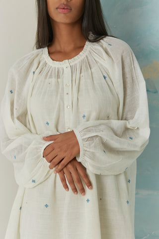 Handwoven Jamdani Tunic - Maya