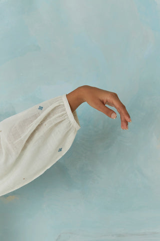 Handwoven Jamdani Tunic - Maya